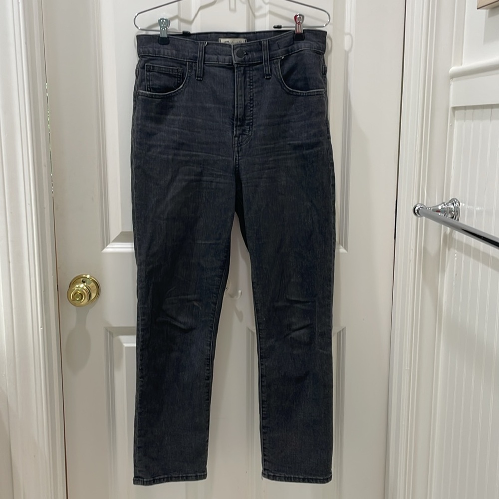 Black Madewell Jeans The Perfect Vintage Crop Size 29
